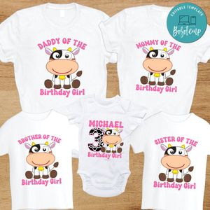 Vaca Lola Family Birthday PNG file template