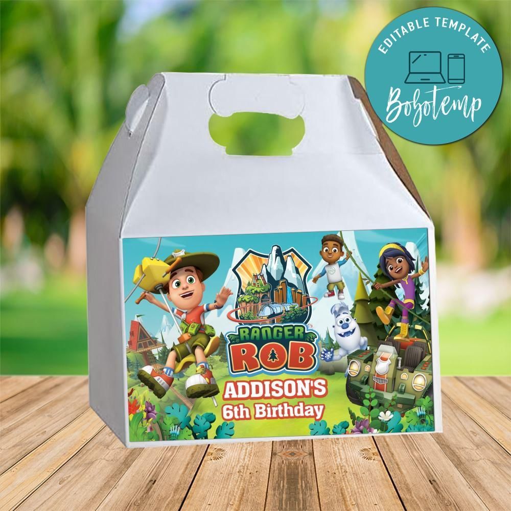 C Gable Box Digital File Printable Instant Download