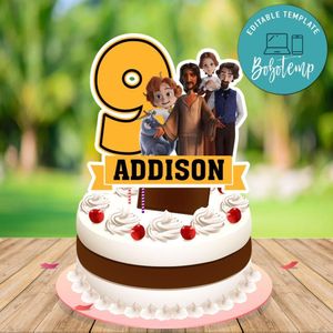 The King Of Kings Cake Topper Template Printable Instant Download