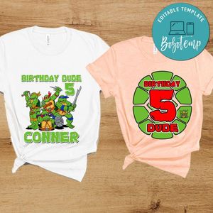 Ninja Turtle Birthday Boy Customer Request PNG file template
