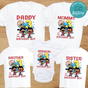 Xavier Riddle Family Birthday PNG file template