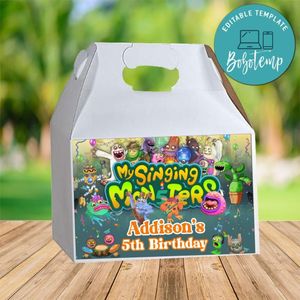 My Singing Monsters Gable Box Digital File Printable Instant Download