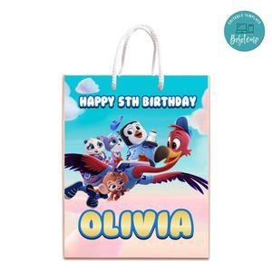 Tots Gift Bag Label Template Printable Instant Download