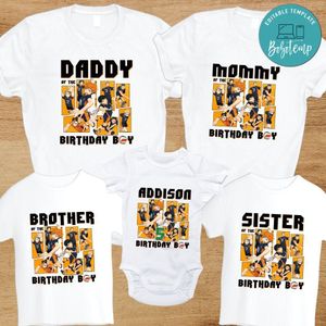 Haikyu Family Birthday PNG file template