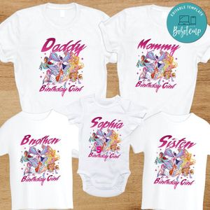 Winx Believix Family Birthday PNG file template