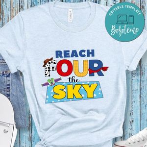 Reach 4 the sky Birthday PNG file template
