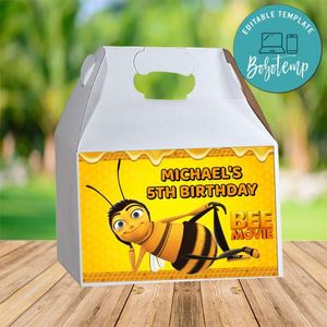 Bee Movie Gable Box Digital File Printable Instant Download