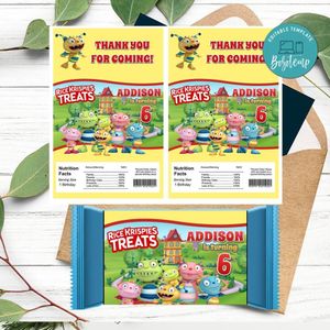 Henry Hugglemonster Rice Krispies Treats Template Printable Instant Download