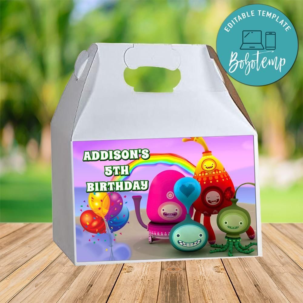 Buddi Gable Box Digital File Printable Instant Download