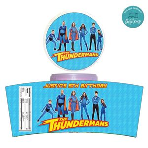 Thundermans Cotton Candy Label Template To Print At Home Instant Download