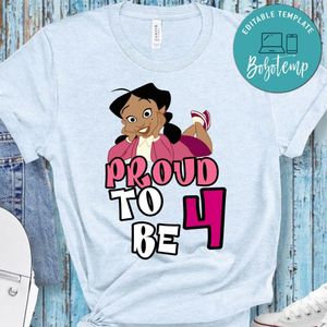 Proud family Birthday Girl PNG file template