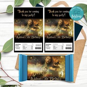 Peter Pan & Wendy Rice Krispies Treats Template Printable Instant Download