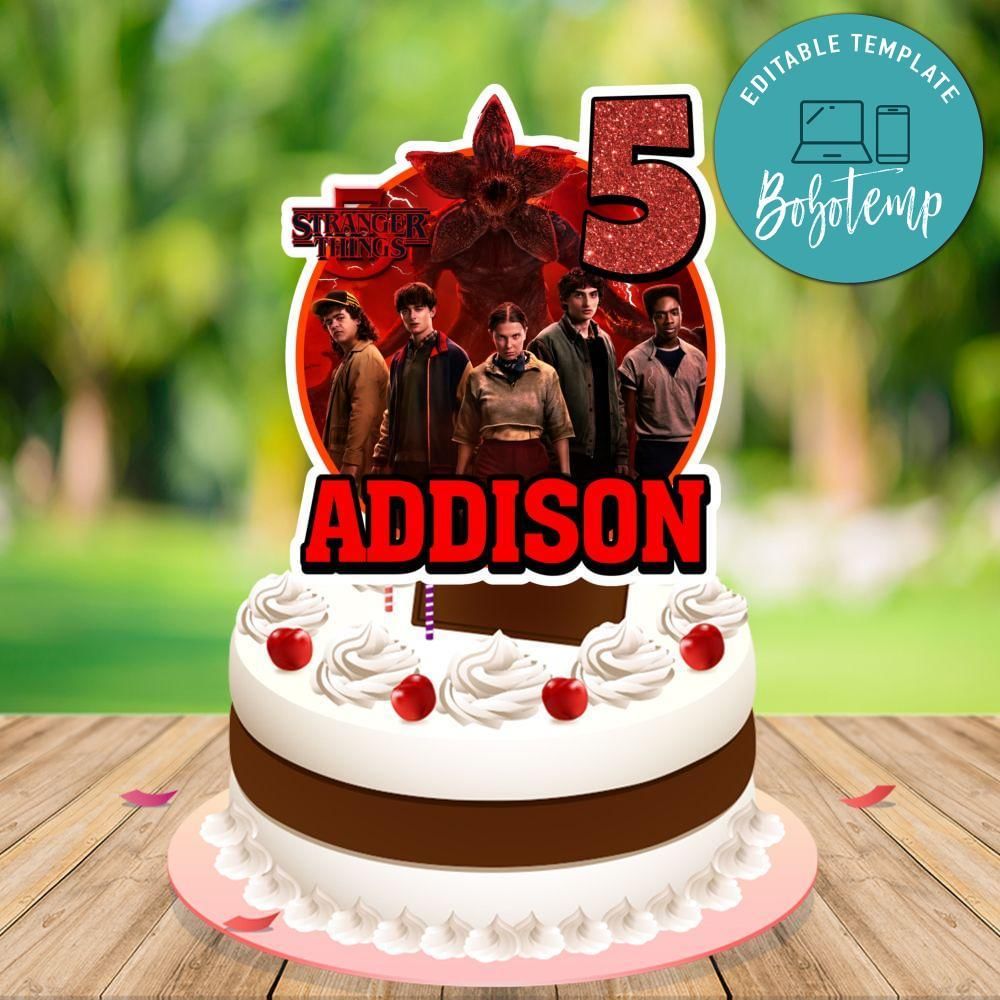 Avatar Fire and Ash Cake Topper Template Printable Instant Download