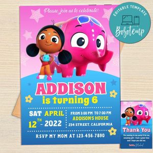 Deepa & Anoop Invitation Template Free Thank You Card Printable