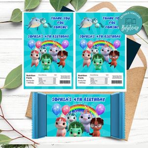 Not Quite Narwhal Rice Krispies Treats Template Printable Instant Download