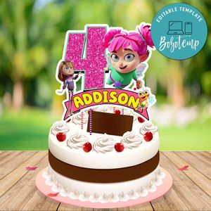 My Fairy Troublemaker Cake Topper Template Printable Instant Download