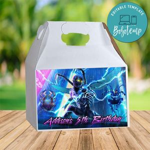 Blue Beetle Gable Box Digital File Printable Instant Download