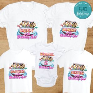 Barbie Dolphin Magic Family Birthday T-Shirt