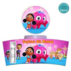 Deepa & Anoop Cotton Candy Label Template To Print At Home Instant Download
