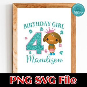 Daishi Dog Octonauts Birthday PNG file template