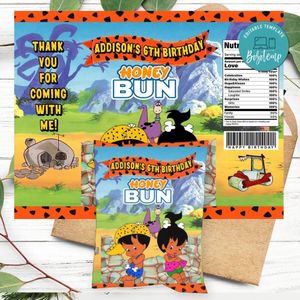 Flintstones Honeybun Snack Bag Digital File Printable Instant Download