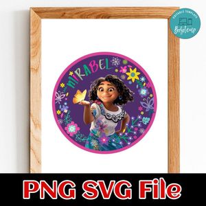Mirabel Encanto PNG file template
