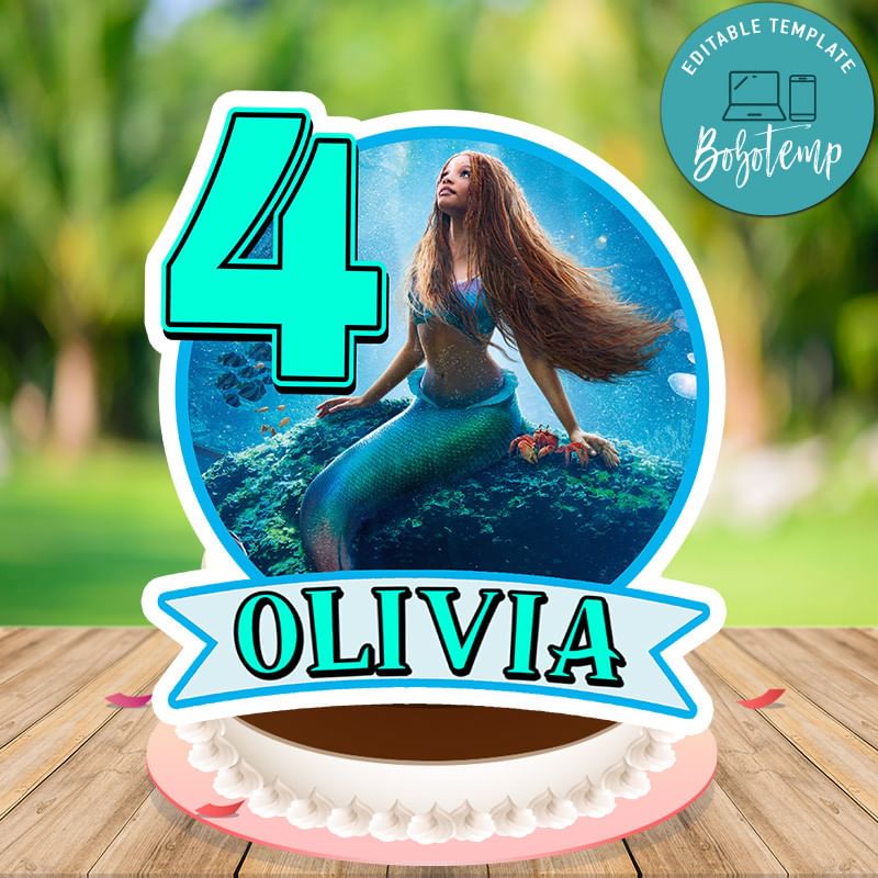 the-little-mermaid-birthday-cake-topper-template-printable-bobotemp