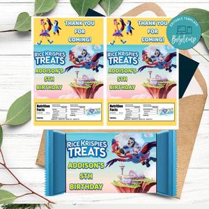 Disney TOTS Rice Krispies Treats Template Printable Instant Download