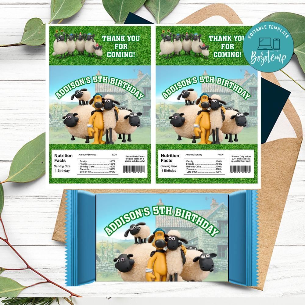Shaun the Sheep Rice Krispies Treats Template Printable | Bobotemp