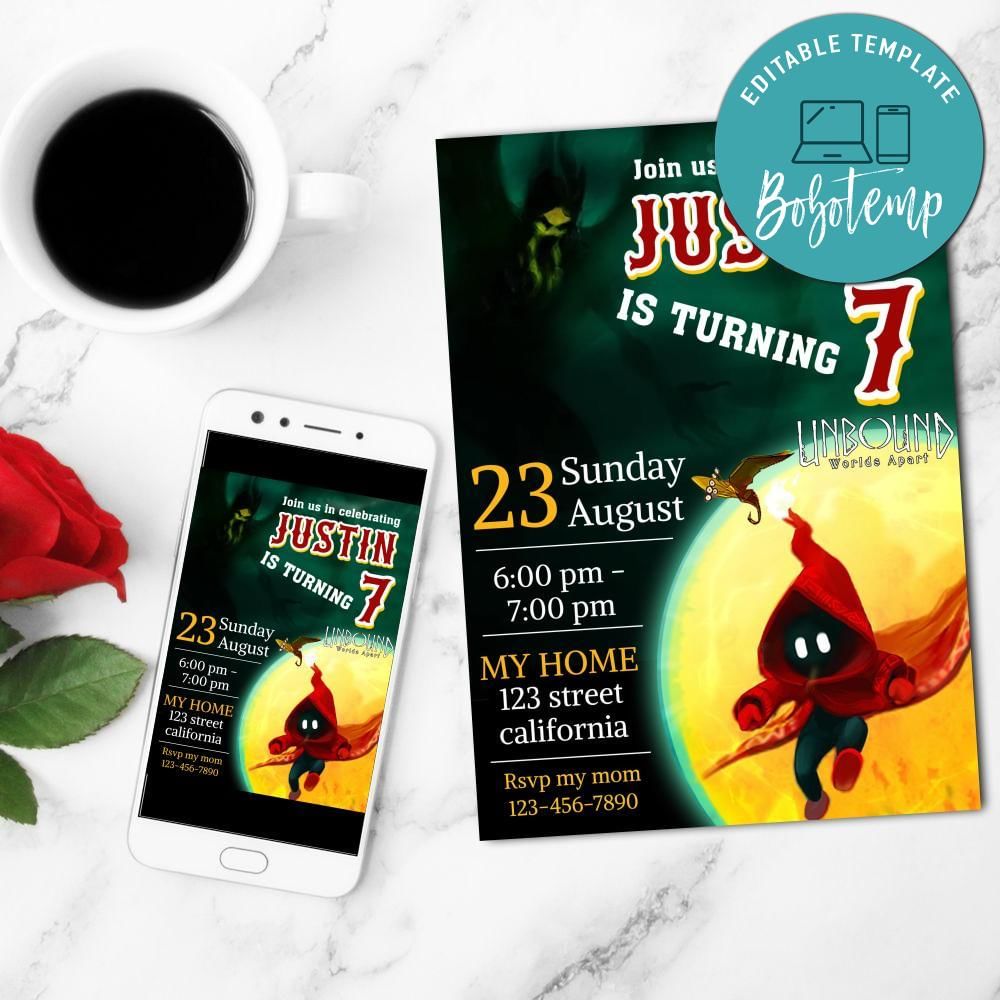 unbound-worlds-apart-invitation-customizable-template-diy