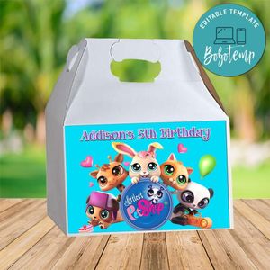 Littlest Pet Shop Gable Box Digital File Printable Instant Download