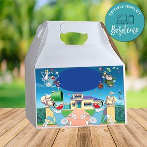 Oggy Gable Box Digital File Printable Instant Download
