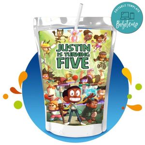 Craig of the creek Capri Sun Birthday Labels Digital File Printable Instant Download