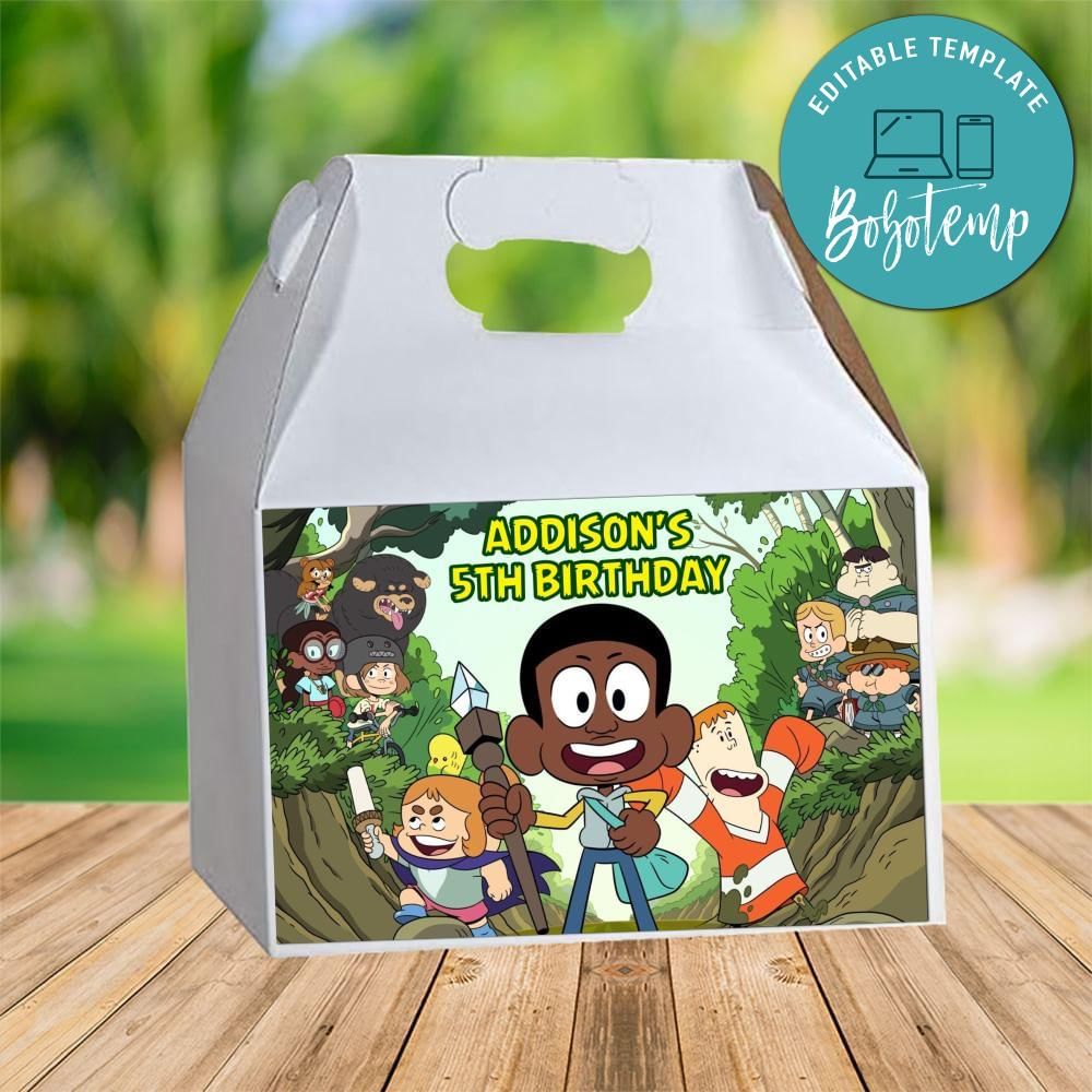 Craig Of The Creek Gable Box Digital File Printable DIY | Bobotemp