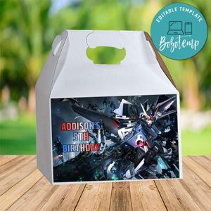 Gundam Gable Box Digital File Printable Instant Download