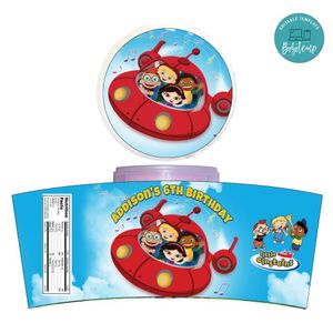 Little Einstein Cotton Candy Label Template To Print At Home Instant Download