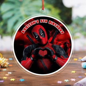 Deadpool Acrylic Ornament Birthday Gift