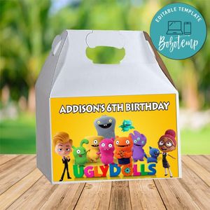 Ugly Dolls Gable Box Digital File Printable Instant Download