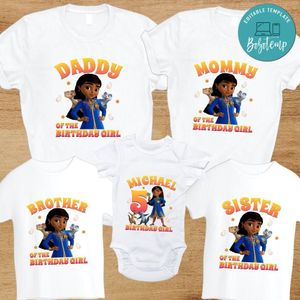 Mira Royal Detective Family Birthday PNG file template