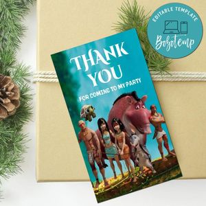 Ainbo Thank You Tag Customizable Template To Print At Home Instant Download