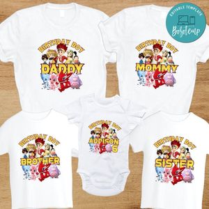 Monkart Family Birthday Vacation T-Shirt