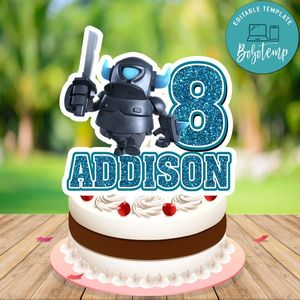 Mini pekka Cake Topper Template Printable Instant Download