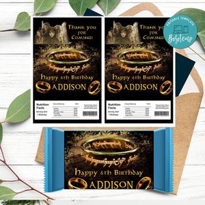 Lord of the rings Rice Krispies Treats Template Printable Instant Download