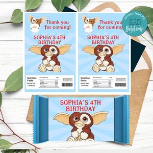 Gremlins Gizmo Rice Krispies Treats Template Printable Instant Download