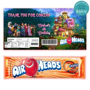Encanto Airhead Candy Wrapper Template Printable Instant Download