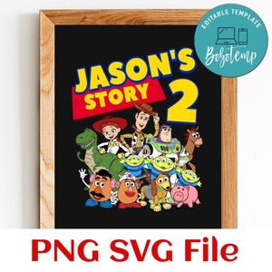 Toy story Birthday Party Customer request PNG file template