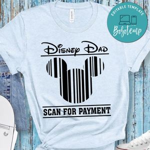 Disney Dad Scan for Payment PNG file template