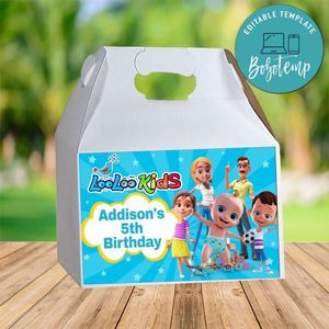 Looloo Kids Gable Box Digital File Printable Instant Download