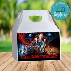 Stranger Things Season 4 Gable Box Digital File Printable Instant Download