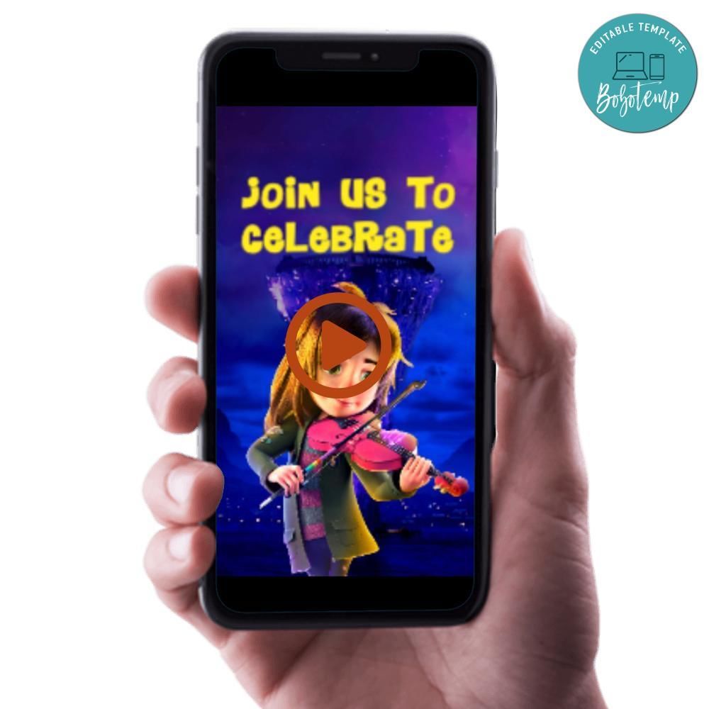 My Freaky Family Birthday Video Invitation Digital Template Customizable Instant Download